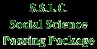 SOCIAL SCIENCE SSLC PASSING PACKAGE pdf download No.1 Materials