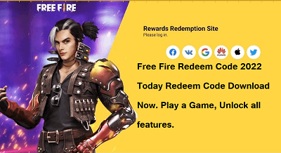 Free Fire Redeem Code Today | Free Fire Reward Garena Free Fire Today 29th April 2022 @reward.ff.garena.com