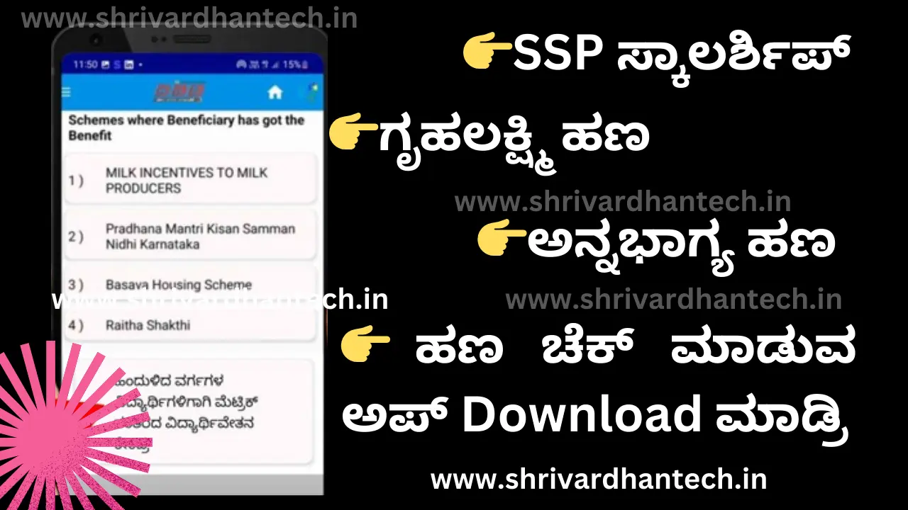 PAYMENT STATUS Here is the mobile app to see Gruhalakshmi, Annabhagya money deposited including SSP student scholarship Status PAYMENT STATUS Here is the mobile app to see Gruhalakshmi, Annabhagya money deposited including SSP student scholarship Status