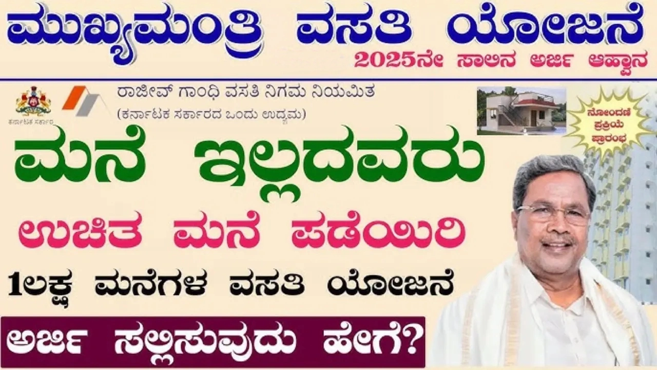 Apply to get a free house in Rajiv Gandhi Housing Scheme Rajiv Gandhi Housing Scheme