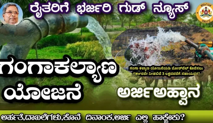 Ganga Welfare Scheme 2025: Borewell and Pumpset Subsidy for Karnataka Farmers