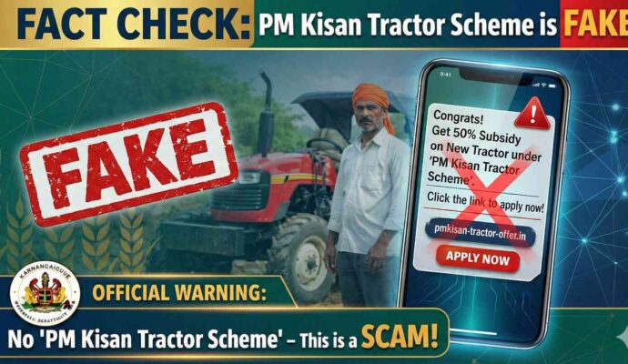 Pm Kisan Tractor Scheme Fake check
