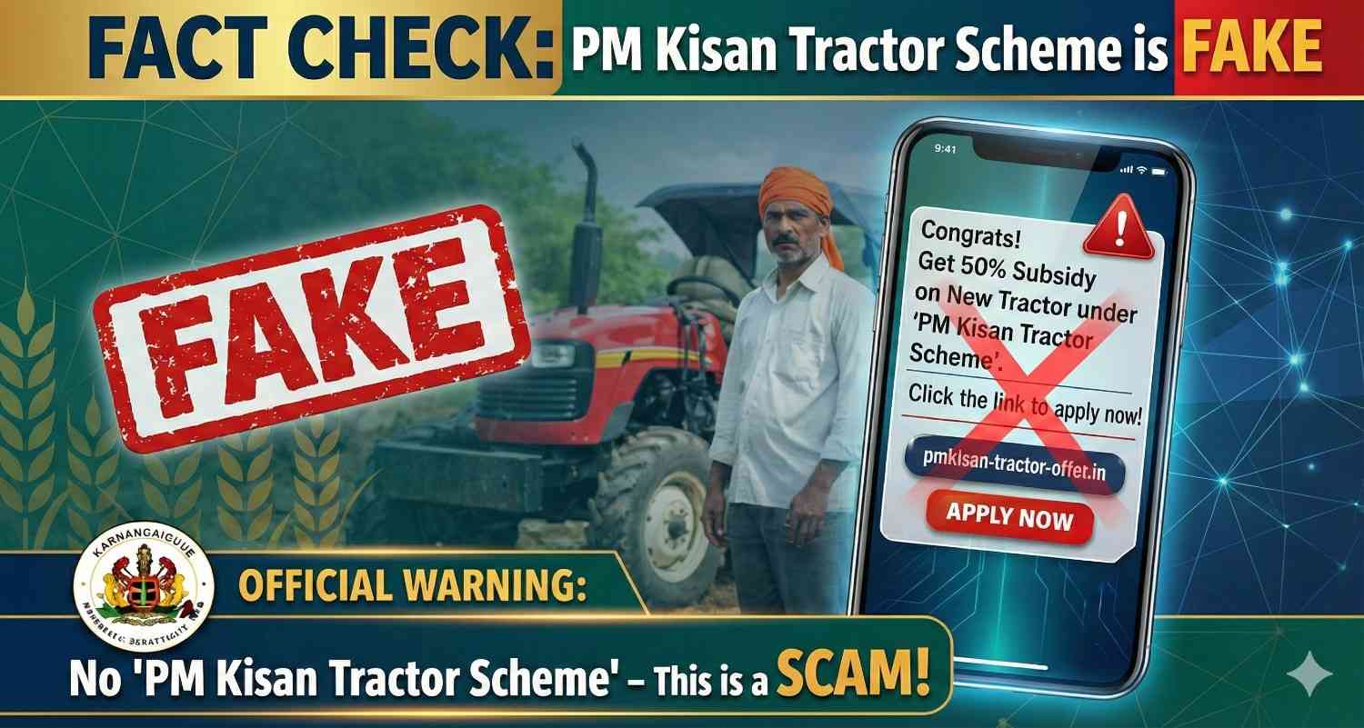 Pm Kisan Tractor Scheme Fake check
